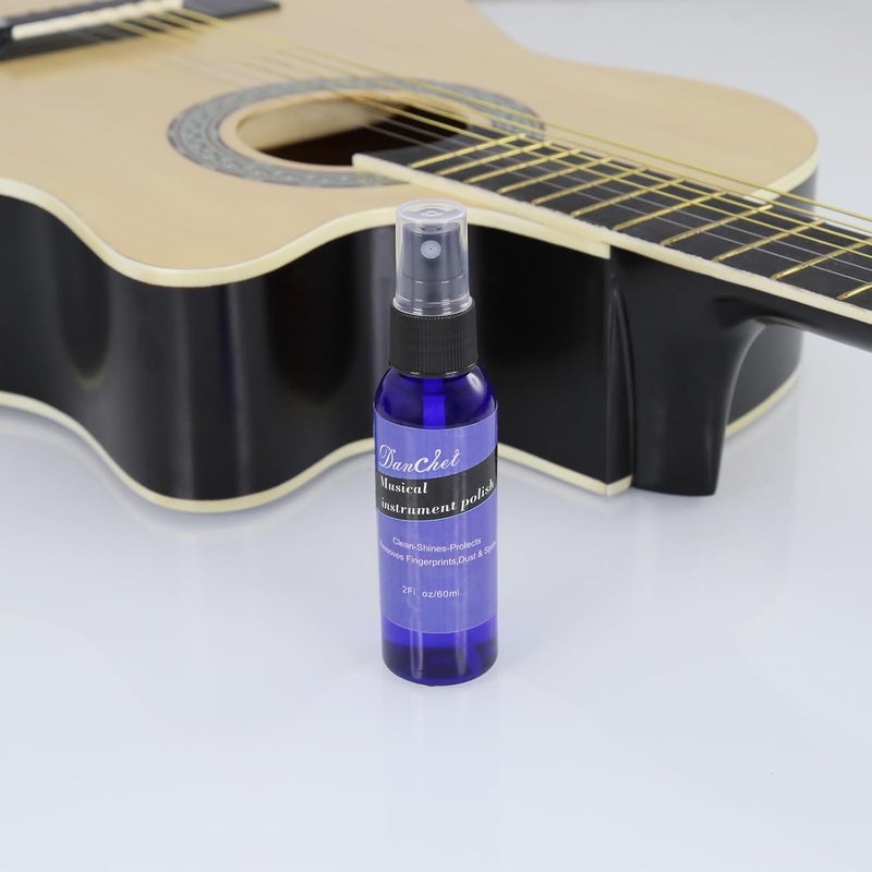 Danchet Guitar Cleaner-Polish 60ml-Body and Fretboard Maintenance Cleaner, Polish-Musical Instruments polish-Instrument Accessories - Image 2